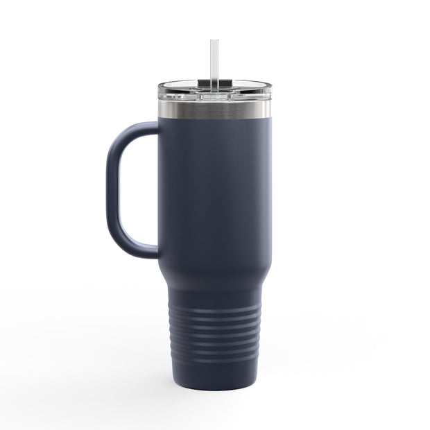 Travel Mug Atom Inspired Abba Père Graphic 40oz Right hand