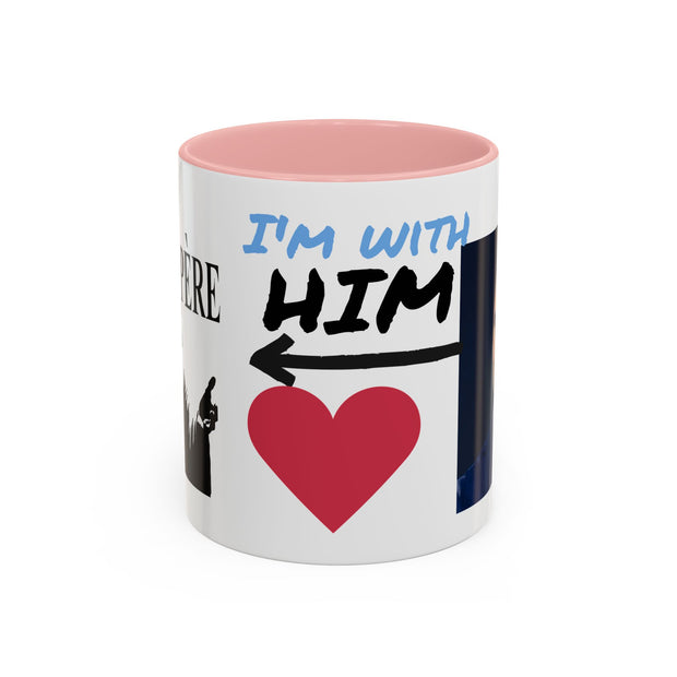 Charlie Kirk* Accent Coffee Mug with I'm With Him Design