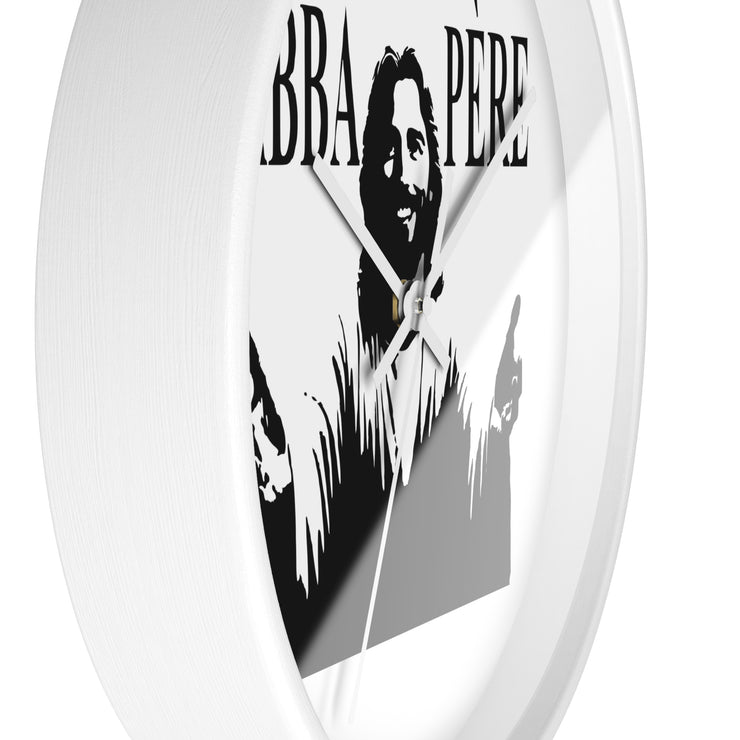 Dramatic Abba Père (Father God) Wall Clock- Faith-Based Accessories
