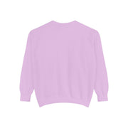 Retro Garment-Dyed Sweatshirt with 'Abba Père' Design