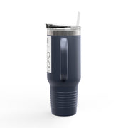 Travel Mug Atom Inspired Abba Père Graphic 40oz Right hand