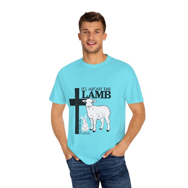 Faith-Inspired Unisex T-Shirt - "It's About The Lamb not the rabbit"