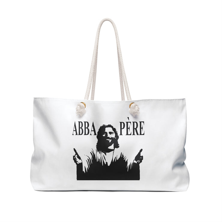 Tote Bag - Atom Inspired Graphic Christian Abba Pere Elegant Design