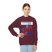 Charlie Kirk- Let's have a conversation-Youth Crewneck Sweatshirt