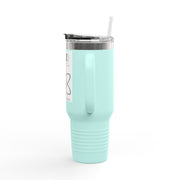 Travel Mug Atom Inspired Abba Père Graphic 40oz Right hand