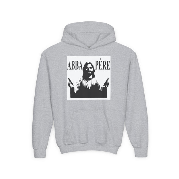 Youth Hooded Sweatshirt with ABBA PÈRE Design