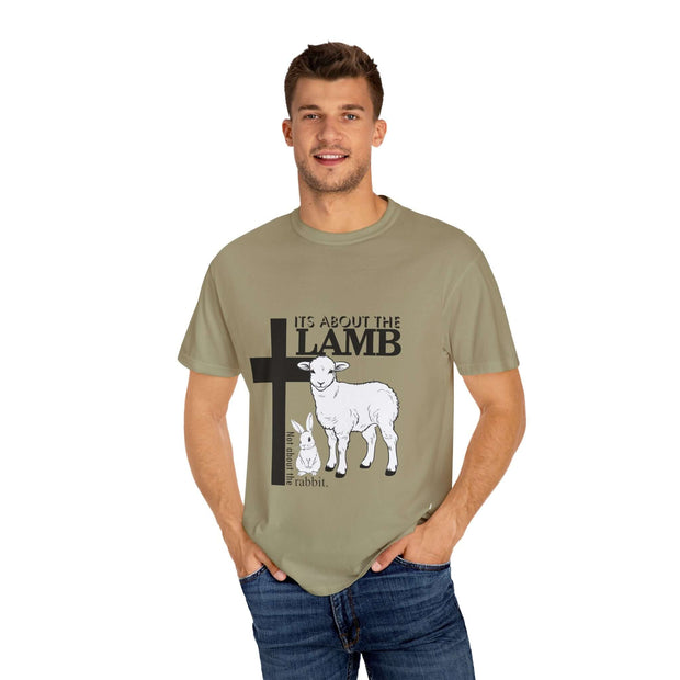 Faith-Inspired Unisex T-Shirt - "It's About The Lamb not the rabbit"
